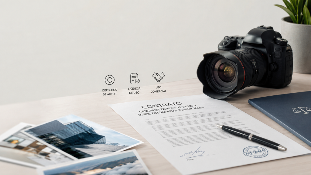Contrato de cesión de derechos de uso sobre fotografías comerciales
